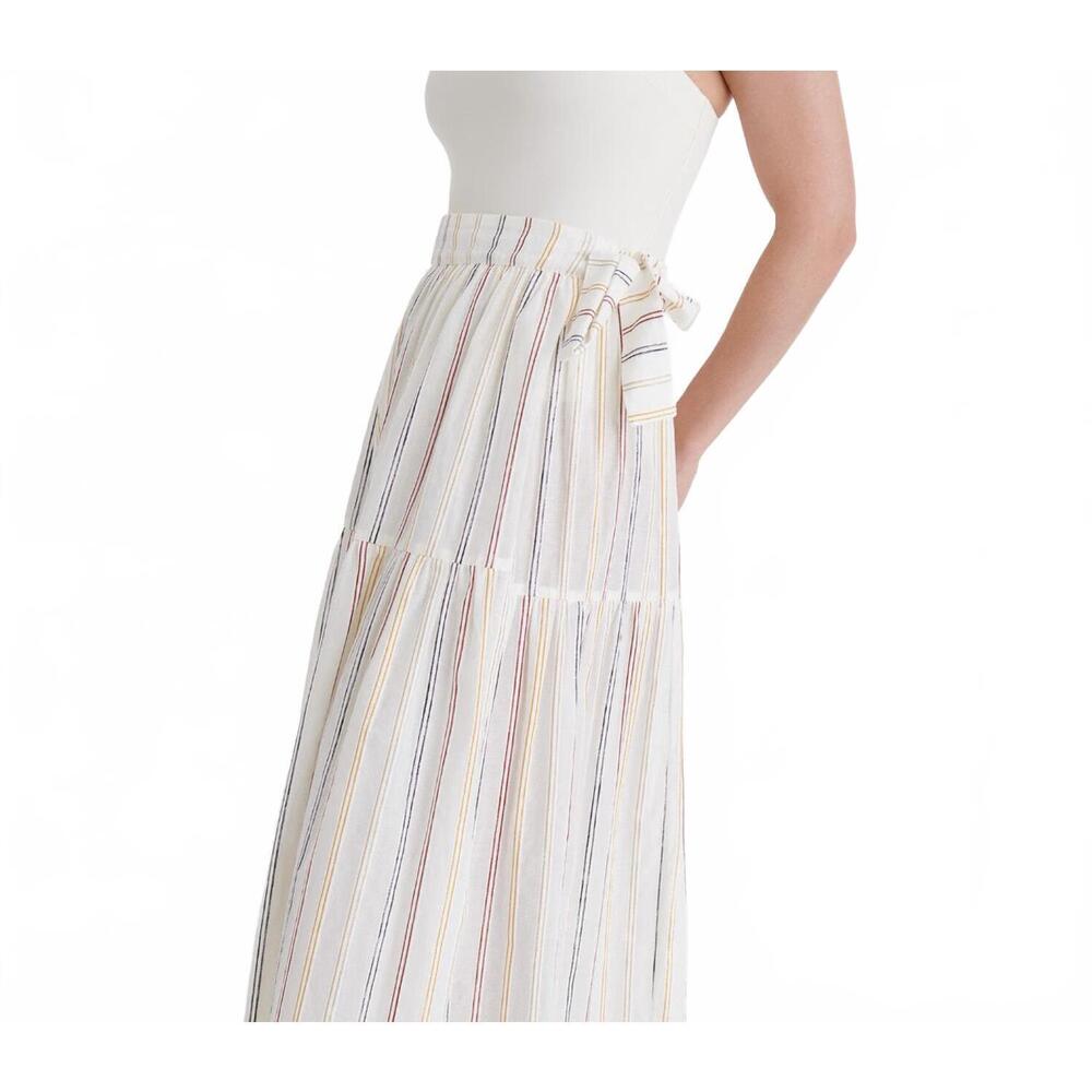 NEW ERES brillante pareo skirt in rayure lurex - Picture 2 of 3